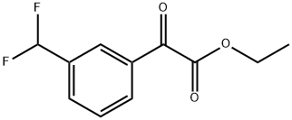 ethyl 2-(3-(difluoromethyl)phenyl)-2-oxoacetate,1417515-63-9,结构式