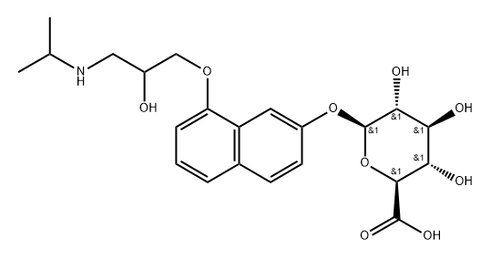 7-Hydroxy Propranolol Glucuronide|(+/-)-7-羟基普萘洛尔葡糖苷酸