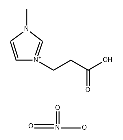 1-羧乙基-3- 甲基咪唑硝酸盐 结构式