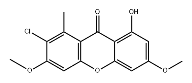 7-Chlorolichexanthone Structure