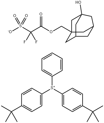 1419519-76-8 Sulfonium, bis[4-(1,1-dimethylethyl)phenyl]phenyl-, salt with 1-[(3-hydroxytricyclo[3.3.1.13,7]dec-1-yl)methyl] 2,2-difluoro-2-sulfoacetate (1:1)