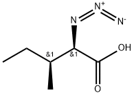 Pentanoic acid, 2-azido-3-methyl-, (2R,3S)- 结构式