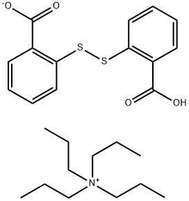 N,N,N-Tripropyl-1-propanaminium salt with 2,2'-dithiobis[benzoic acid] (1:1) Structure