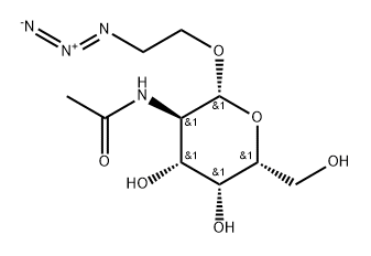 2-Azidoethyl 2-Acetamido-2-deoxy-β-D-galactopyranoside Structure