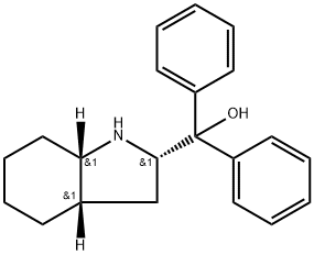 (2S,3AS,7AS)-OCTAHYDRO-Α,Α-DIPHENYL-1H-INDOLE-2-METHANOL, 142138-83-8, 结构式