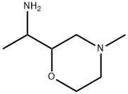 1-(4-methylmorpholin-2-yl)ethan-1-amine, Mixture of diastereomers 化学構造式