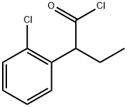 Benzeneacetyl chloride, 2-chloro-α-ethyl- Struktur