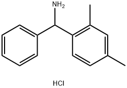 (2,4-二甲基苯基)(苯基)甲胺盐酸盐,1422169-56-9,结构式