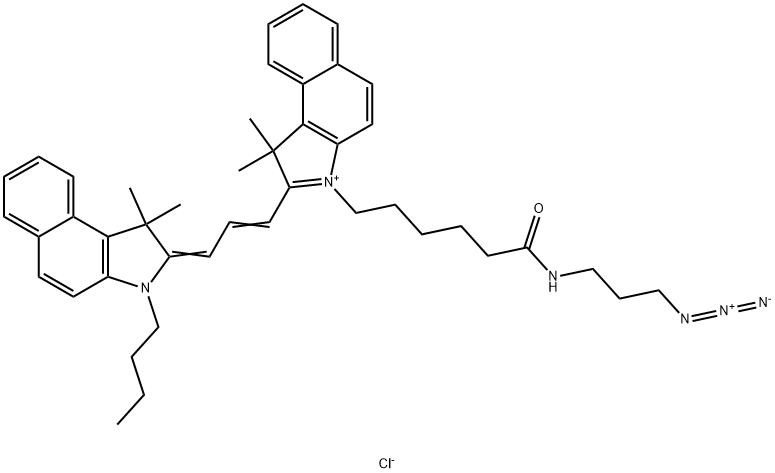 Cyanine3.5 azide,1422178-13-9,结构式