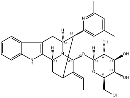 RAUVOTETRAPHYLLINE B 结构式