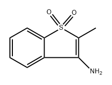 2-甲基-1,1-二氧代-1-苯并噻吩-3-胺 结构式