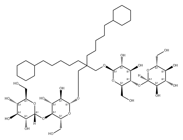 β-D-Glucopyranoside, 2,2-bis(5-cyclohexylpentyl)-1,3-propanediyl bis[4-O-α-D-glucopyranosyl-|