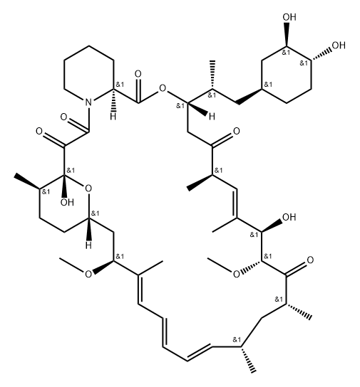 42-O-去甲基雷帕霉素,142382-16-9,结构式