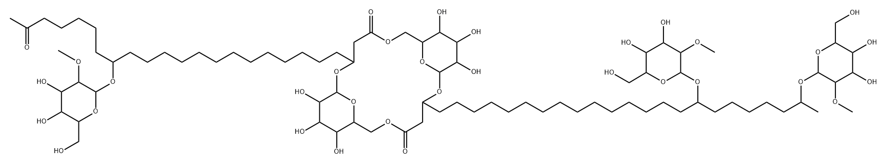 环韦拉菌素 B2 结构式