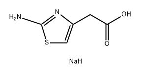 sodium 2-(2-aminothiazol-4-yl)acetate Structure