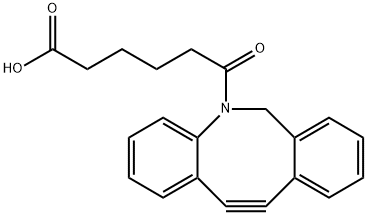DBCO-C6-acid Struktur