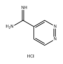 哒嗪-4-甲脒盐酸盐, 1426089-20-4, 结构式