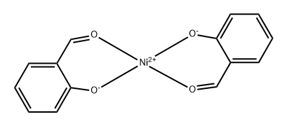 Nickel, bis[2-(hydroxy-kO)benzaldehydato-kO]- Structure