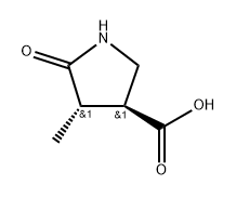 (3S,4S)-4-甲基-5-氧代吡咯烷-3-羧酸, 1426408-38-9, 结构式