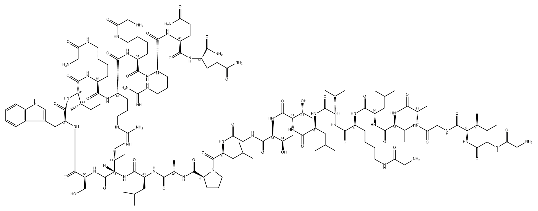 glycylmelittin 结构式