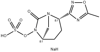 SODIUM (2S,5R)-2-(5-METHYL-1,2,4-OXADIAZOL-3-YL)-7-OXO-1,6-DIAZABICYCLO[3.2.1]OCTAN-6-YL SULFATE,1426572-63-5,结构式