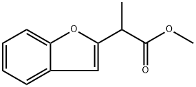 2-Benzofuranacetic acid, α-methyl-, methyl ester Struktur