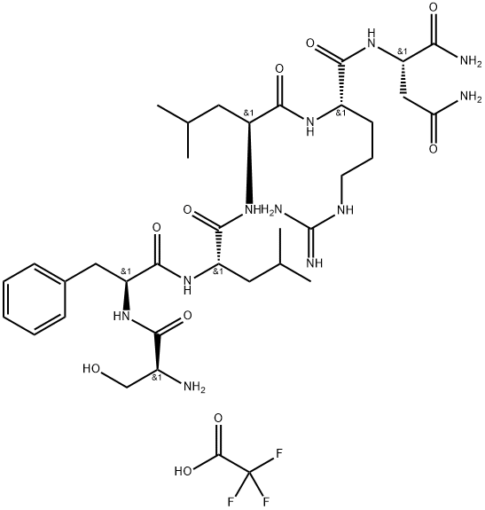 TRAP-6 amide TFA Structure