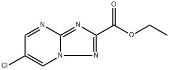 ethyl 6-chloro-[1,2,4]triazolo[1,5-a]pyrimidine-2-carboxylate Structure