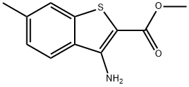 methyl 3-amino-6-methylbenzo[b]thiophene-2-carboxylate Struktur