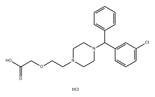 Cetirizine 3-Chloro Impurity HCl,1428127-03-0,结构式