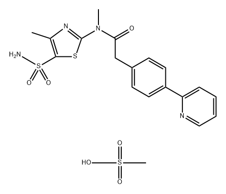 BAY57-1293 甲磺酸盐,1428333-96-3,结构式