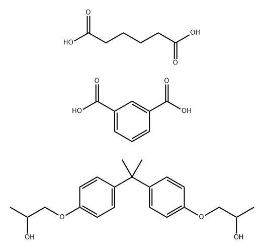 bisphenol A/ isophthalic acid/ adipic acid polymer,142843-99-0,结构式