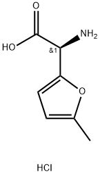 (S)-2-amino-2-(5-methylfuran-2-yl)aceticacid hydrochloride Structure