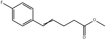 methyl(E)-5-(4-fluorophenyl)pent-4-enoate Struktur