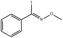 Benzenecarboximidoyl iodide, N-methoxy-, [C(Z)]- Structure