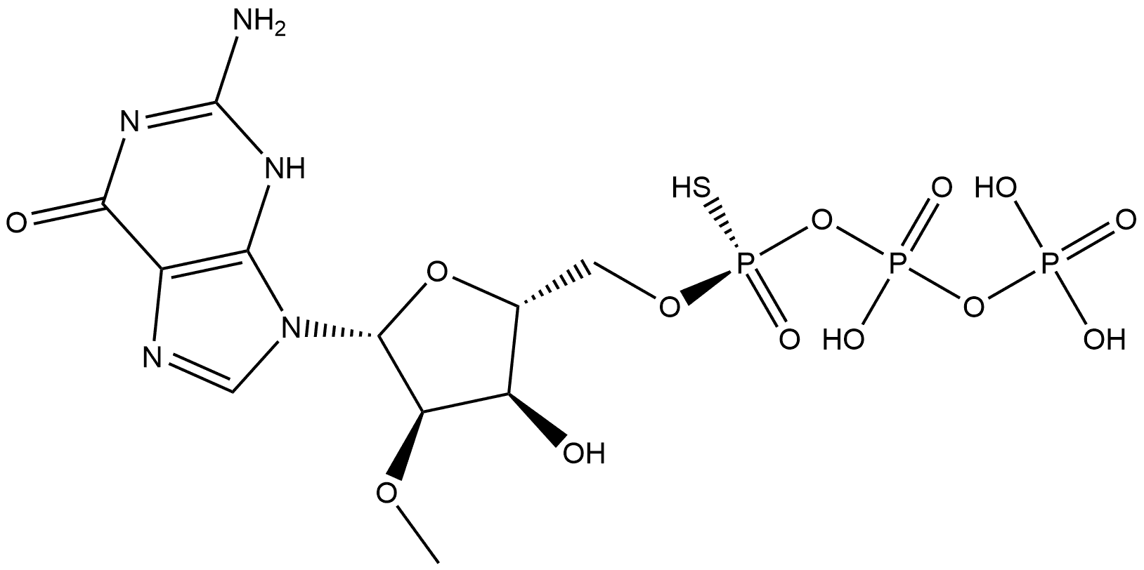 Rp-2'-O-Me-GTP-α-S Structure