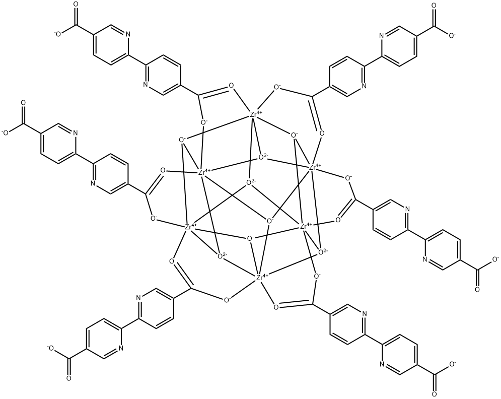 MOF-867 化学構造式