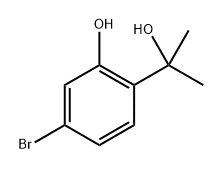 5-溴-2-(2-羟基丙-2-基)苯酚,1431547-08-8,结构式
