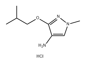 3-isobutoxy-1-methyl-1H-pyrazol-4-amine 结构式