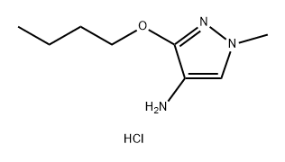 3-butoxy-1-methyl-1H-pyrazol-4-amine Structure