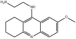 N1-(7-Methoxy-1,2,3,4-tetrahydroacridin-9-yl)ethane-1,2-diamine Structure