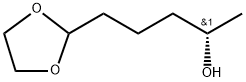 (S)-5-(1,3-Dioxolan-2-yl)pentan-2-ol Structure