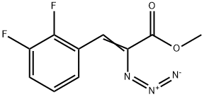 methyl 2-azido-3-(2,3-difluorophenyl)prop-2-enoate Structure