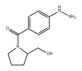 (4-hydrazinophenyl)-[2-(hydroxymethyl)pyrrolidin-1-yl]methanone,1432792-66-9,结构式