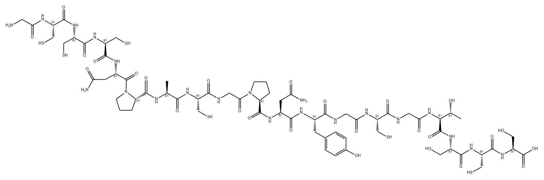 alpha-conotoxin SII Structure