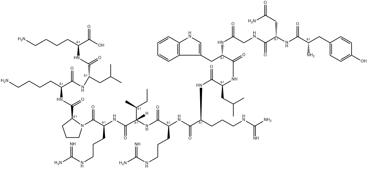 143407-24-3 dynorphin A (1-13), Asn(2)-Trp(4)-