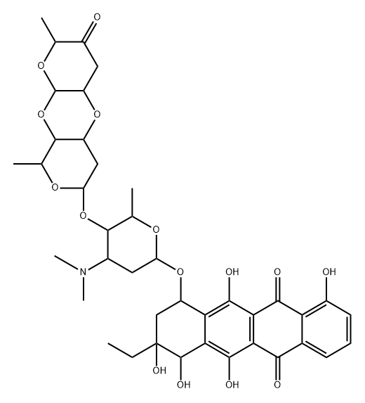 ベタクラマイシンB 化学構造式