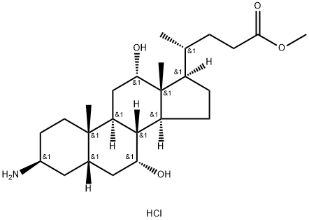 143435-84-1 胆碱-24-酸,3-氨基-7,12-二羟基-甲酯,盐酸盐(1:1),(3Β,5Β,7Α,12Α)-