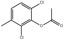 Phenol, 2,6-dichloro-3-methyl-, 1-acetate Struktur