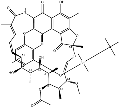 143526-61-8 1',4-DIDEHYDRO-1-DEOXY-3'-[[(1,1-DIMETHYLETHYL)DIMETHYLSILYL]OXY]-1,4-DIHYDRO-1-OXORIFAMYCIN VIII
